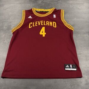 Vintage Adidas Cleveland Cavaliers Antawn Jamison Jersey Youth‎ L Red Yellow #4